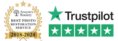 Best Photo Restoration Service 2018-2024 and Trustpilot 5 stars