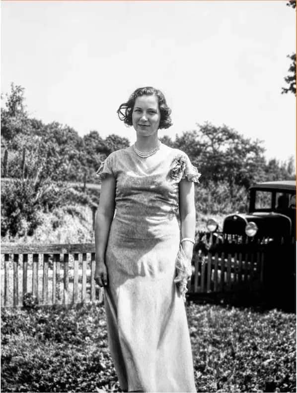 This faded photograph brought back to life by MemoryCherish photo restoration
